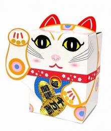 BOX招き猫　白　40Wの商品画像