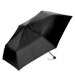 折りたたみ傘(55cm×6本骨耐風仕様)(黒)の商品画像