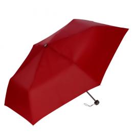 折りたたみ傘(55cm×6本骨耐風仕様)(レッド)の商品画像