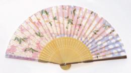 シルク扇子 山桜 婦人用柄の商品画像