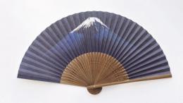 紙扇子 富士山 紳士用柄の商品画像