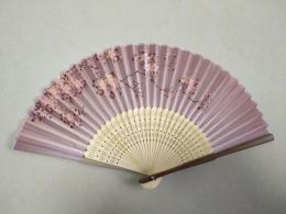 シルク扇子 桜のつぼみ 婦人用柄の商品画像