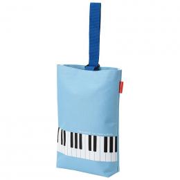 ピアノライン シューズケース(ブルー)の商品画像