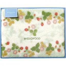 ウェッジウッド　ワイルドストロベリー　アクリルニューマイヤー毛布(毛羽部分)　グリーンの商品画像