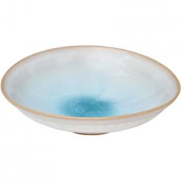 萩焼　ガラス釉　ソライロ鉢の商品画像