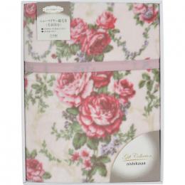 西川　ベローナ　国産ニューマイヤー綿毛布(毛羽部分)　ピンクの商品画像