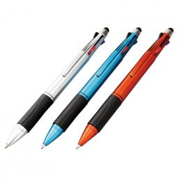 タッチペン付4色ボールペン1Pの商品画像