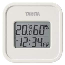 タニタ デジタル温湿度計(小型)　アイボリーの商品画像