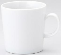 美濃焼 マグカップ プラット ホワイト白 (名入対応可 ※個箱・名入れ代は、別途お見積)の商品画像
