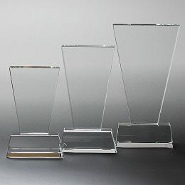 [サンドブラスト加工代込]　ホワイトガラス　トロフィー　中　PS-5B　※版代別途の商品画像