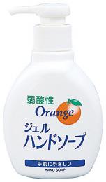 弱酸性オレンジジェルハンドソープ200mlの商品画像