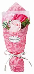 シャボンフラワー エレガントミニブーケ3輪(ピンク)の商品画像