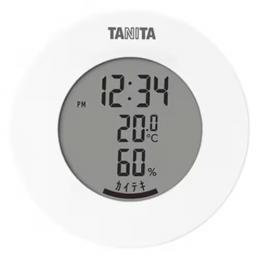 タニタ TT-585 デジタル温湿度計 ホワイト (各種記念品向けに名入れ対応可能)の商品画像