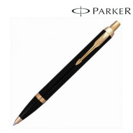 PARKER パーカー  ギフト包装 レーザー名入れ対応・IM　ブラックGT　ボールペンの商品画像