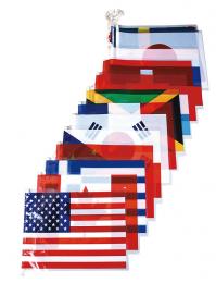 [店舗装飾品] ポリ万国旗(大)20カ国の商品画像