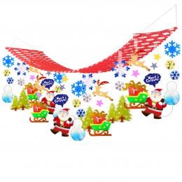 [店舗装飾品] メリークリスマスプリーツハンガーの商品画像