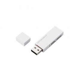 エレコム キャップ式USBメモリ(ホワイト)16GB MF-MSU2B16GWHの商品画像