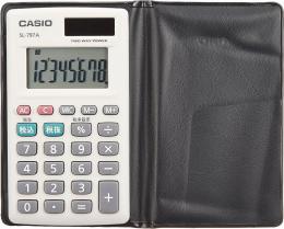 カシオ SL-797A-N カード型電卓 8桁 (各種記念品向けに名入れ対応可能)の商品画像