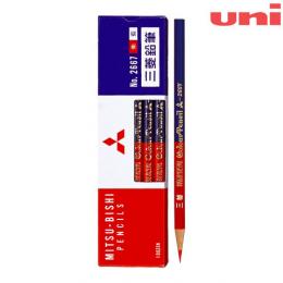 三菱　朱藍 5:5　鉛筆　1ダース　色鉛筆の商品画像