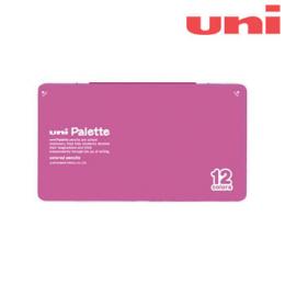 三菱　ユニ パレット 色えんぴつ 12色セット ピンク　色鉛筆の商品画像