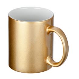 フルカラー転写対応陶器マグカップ(320ml)(ゴールド)の商品画像