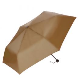 折りたたみ傘(55cm×6本骨耐風仕様)(ベージュ)の商品画像