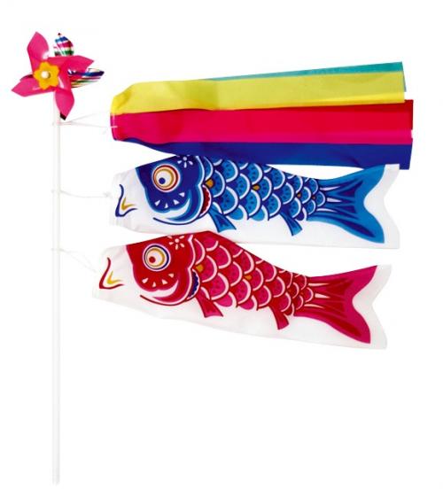 販促品、ノベルティ向け[店舗装飾品]鯉のぼり　ミニミニセットの商品画像