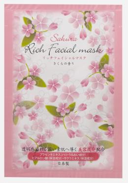 リッチフェイシャルマスク[桜の香り]の商品画像