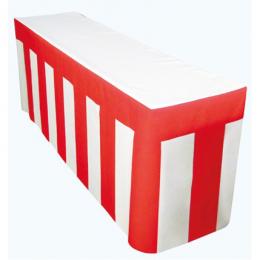 [店舗装飾品]紅白テーブルクロスの商品画像