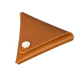 本革三角コインケース(ブラウン)の商品画像