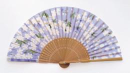シルク扇子 山桜 婦人用柄の商品画像