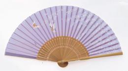 枝垂桜と蝶　紫　シルク　21　30間の商品画像