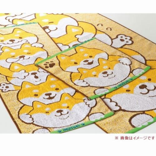 わたしはやっぱり犬が好き つみしば バスタオル キャラクター お店がどっとこむ 記念品 販促品 0dn