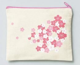 桜ファスナーポーチの商品画像