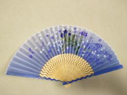 シルク扇子 リーフ 婦人用柄の商品画像