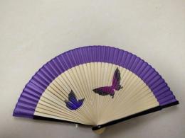蝶の舞 紫 短+ペイン シルク 22cm 45間の商品画像