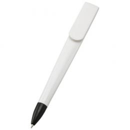 ラペルボールペン　ホワイトの商品画像