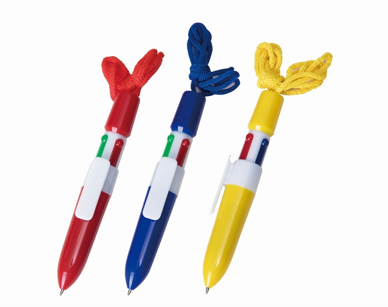 4色ロケットボールペン1本 多色ボールペン お店がどっとこむ ノベルティ商品 1pm3041
