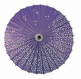 [店舗装飾品]踊り傘 桜 紺の商品画像
