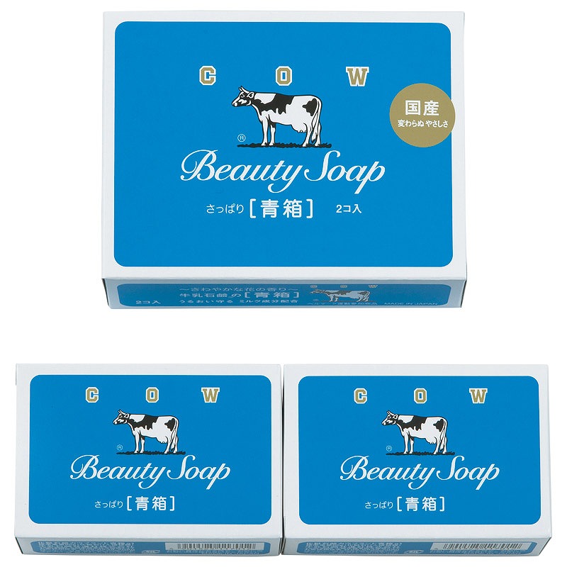 ポスターフレーム 牛乳石鹸BEAUTY SOAP 化粧石鹸カウブランド青箱10箱1000個入85g 