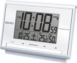 セイコー　温湿度計付きデジタル電波時計の商品画像