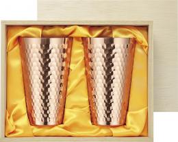 食楽工房　純銅タンブラー450ml ペア(木箱入)の商品画像