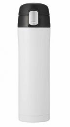 ワンプッシュ真空ステンレスボトル450ml(ホワイト)の商品画像