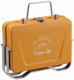 キャプテンスタッグ モンテV型卓上グリル オールドイエローの商品画像