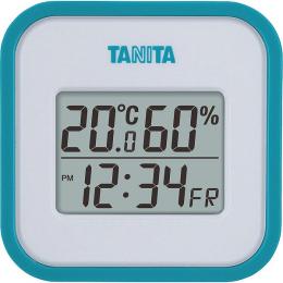 タニタ デジタル温湿度計 ブルーの商品画像