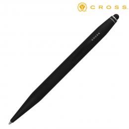 CROSS クロス ギフト包装 レーザー名入れ対応・テックツー　AT0652-1　サテンブラック　ボールペン+スタイラスの商品画像