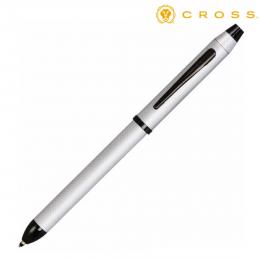 CROSS クロス ギフト包装 レーザー名入れ対応・テックスリー　NAT0090-21ST　ブラッシュトクローム　(ボールペン黒+赤+シャープペンシル0.5mm)の商品画像