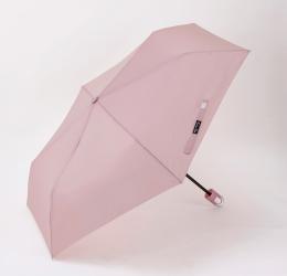 カラビナ付シンプル折りたたみ傘(ピンク)の商品画像