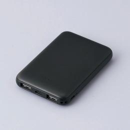 スリムタイプモバイルバッテリー5000(ブラック)の商品画像