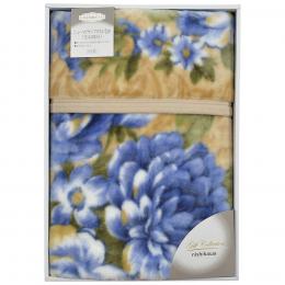 西川　ベローナ　国産ニューマイヤー毛布　ブルーの商品画像